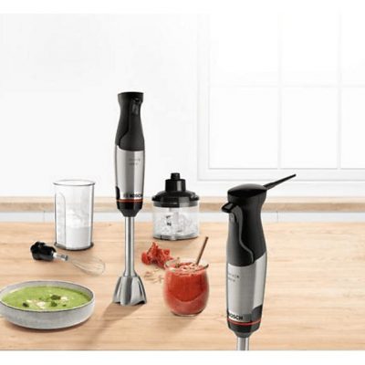 Batidora de mano - BOSCH MSM6M623, 1000 W, Totalmente variable velocidades, Inox