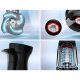 Batidora de mano - BOSCH MSM6M8X1, 1200 W, Totalmente variable velocidades, Inox
