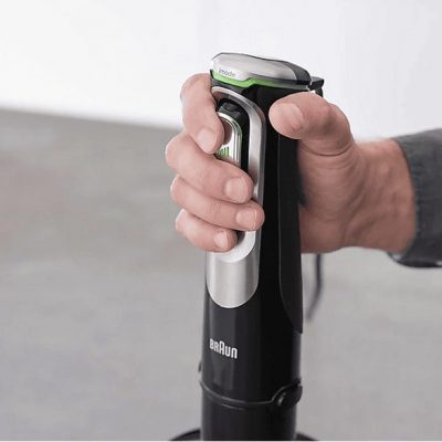 Batidora de mano - BRAUN Minipimer 9 MQ9187XLI, 1200 W, 3 velocidades, Negro