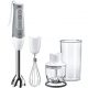 Batidora de mano - BRAUN MQ 525 Omelette, 600 W, 2 velocidades, Blanco/Gris