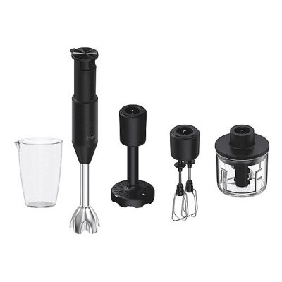 Batidora de mano - HAIER HHB5B5 011, 1000 W, 4 velocidades, Negro