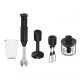 Batidora de mano - HAIER HHB5B5 011, 1000 W, 4 velocidades, Negro