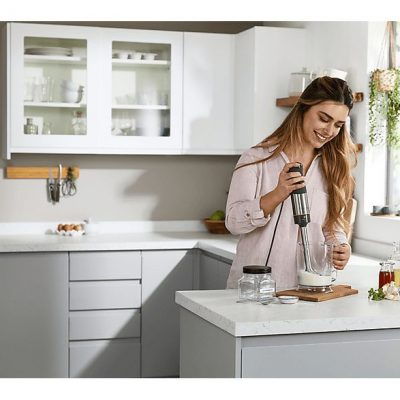 Batidora de mano - KENWOOD 1, 1000 W, Totalmente variable velocidades, Inox