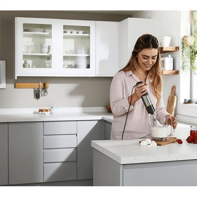 Batidora de mano - KENWOOD 1, 1000 W, Totalmente variable velocidades, Inox