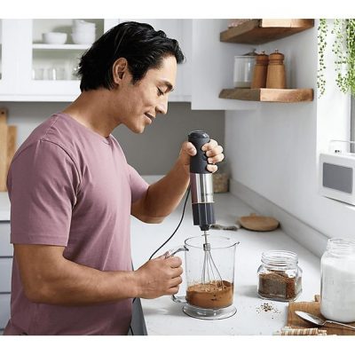 Batidora de mano - KENWOOD 1, 1000 W, Totalmente variable velocidades, Inox