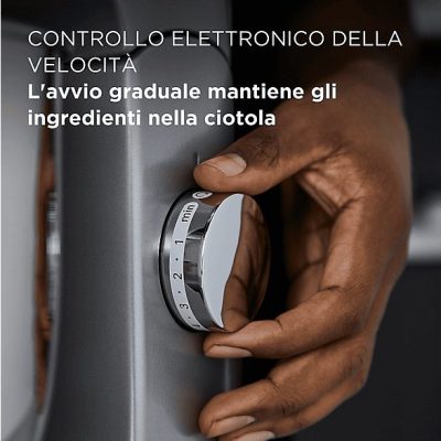Batidora de mano - KENWOOD KMX760CH, 1000 W, Totalmente variable velocidades, Gris