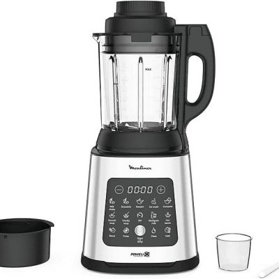 Batidora de mano - MOULINEX LM83SD10, 1400 W, 10 velocidades, Negro