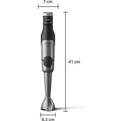 Batidora de mano - PHILIPS HR2685/00, 1200 W, Totalmente variable velocidades, Negro