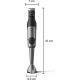 Batidora de mano - PHILIPS HR2685/00, 1200 W, Totalmente variable velocidades, Negro