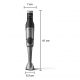 Batidora de mano - PHILIPS HR2685/00, 1200 W, Totalmente variable velocidades, Negro