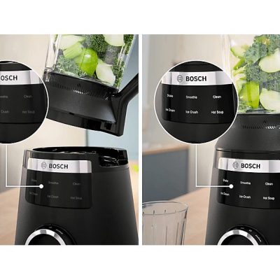 Batidora de vaso - BOSCH Serie 6 MMB6652B, 1800 W, 2 l, Negro