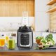 Batidora de vaso - Moulinex InfinyMix+ LM91HD, 1600 W, 2.6 L, 6 Cuchillas, 10 velocidades, Tecnología Powelix, 5 Programas, Vaso Tritan, Titanio