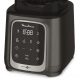 Batidora de vaso - Moulinex InfinyMix+ LM91HD, 1600 W, 2.6 L, 6 Cuchillas, 10 velocidades, Tecnología Powelix, 5 Programas, Vaso Tritan, Titanio