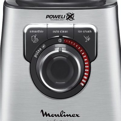 Batidora de vaso - MOULINEX LM811D10, 1200 W, 2 l, Inox
