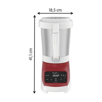 Batidora de vaso - MOULINEX LM924500, 1100 W, 5000 ml, Blanco