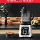 Batidora de vaso - Moulinex Perfectmix Cook LM835D, 1400 W, 2 L, 6 Cuchillas Powelix, Recetas Frías y Calientes, 10 programas, Táctil, Inox.