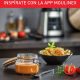 Batidora de vaso - Moulinex Perfectmix Cook LM835D, 1400 W, 2 L, 6 Cuchillas Powelix, Recetas Frías y Calientes, 10 programas, Táctil, Inox.
