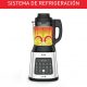 Batidora de vaso - Moulinex Perfectmix Cook LM835D, 1400 W, 2 L, 6 Cuchillas Powelix, Recetas Frías y Calientes, 10 programas, Táctil, Inox.