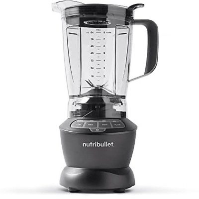 Batidora de vaso - NUTRIBULLET NBF-28400-1003GG, 1200 W, 1.89 l, Negro