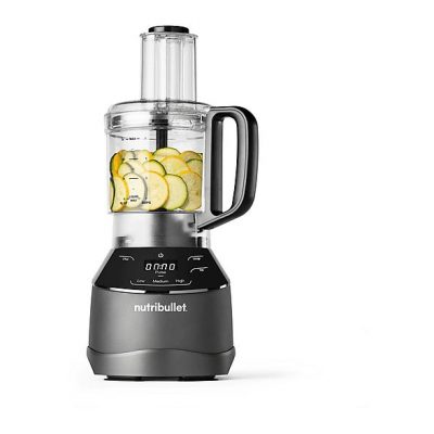 Batidora de vaso - nutribullet Triple Prep System, 1.500 W, Jarra de 1.8 l, Procesador de 1.65 l, Vasos portátiles de 0.9 l y 0.7 l, Táctil, Negro