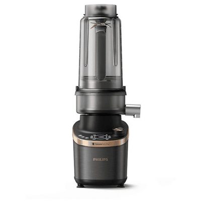 Batidora de vaso - PHILIPS HR3770/00, 1500 W, 2000 ml, Negro, Cobre