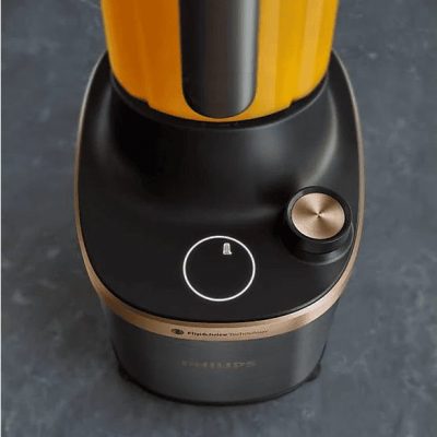 Batidora de vaso - PHILIPS HR3770/00, 1500 W, 2000 ml, Negro, Cobre