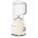 Batidora de vaso - SMEG BLF03CREU, 800 W, 1.5 l, Inoxidable