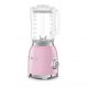 Batidora de vaso - SMEG BLF03PKEU, 800 W, 1.5 l, Verde