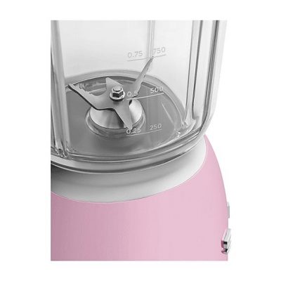 Batidora de vaso - SMEG BLF03PKEU, 800 W, 1.5 l, Verde