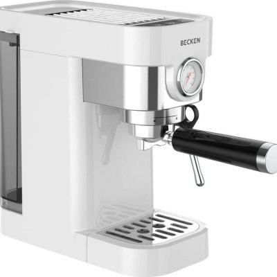Cafetera Manual BECKEN BCMS9308 (20 bar - Café Molido - Blanco)
