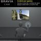 Cámara - Sony Bravia Cam CMU-BC1, Accesorio de TV para Bravia TV, Web Cam X1, Con conexión USB, Negro
