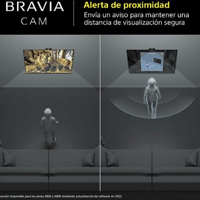 Cámara - Sony Bravia Cam CMU-BC1, Accesorio de TV para Bravia TV, Web Cam X1, Con conexión USB, Negro