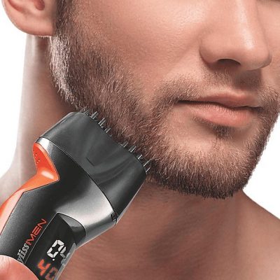 Cortapelos - BABYLISS SH500E, 40 Min., 50 niveles, Gris, Naranja