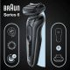 Cortapelos - BRAUN Afeitadora Braun Serie 6 N1200 S Negra, 50 min, Black