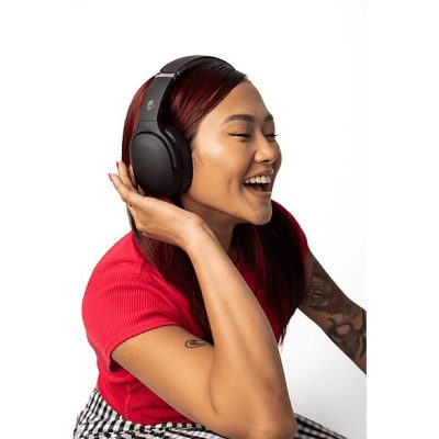 Diadema  - CASCOS SKULLCANDY CRUSHER EVO WIRELESS OVER-EAR - TRUE BLACK SKULLCANDY, Circumaurales, Bluetooth, Negro