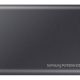 Disco duro externo 1 TB - Samsung T7 MU-PC1T0T/WW, SSD, Hasta 1050 MB/s, USB 3.2 Gen.2 (10Gbps), Gris