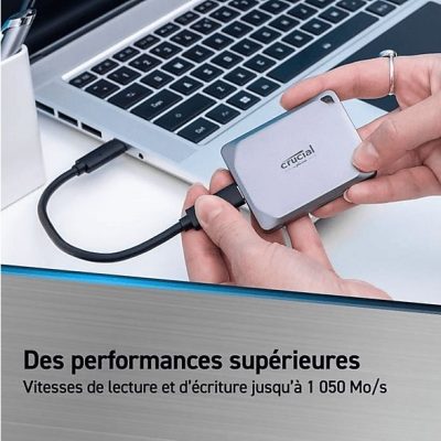 Disco duro externo 2 TB - CRUCIAL CT2000X9PROSSD9, SSD, Not available