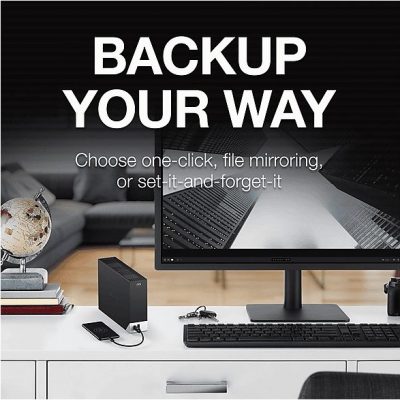 Disco duro externo 8 TB - SEAGATE STLC8000400, 3,5 ", HDD, Negro