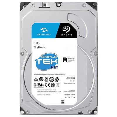 Disco duro HDD interno 6 TB - SEAGATE Seagate - SkyHawk 3.5" 6 TB Serial ATA III, Interno