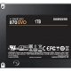 Disco duro SSD 1 TB - Samsung 870 EVO MZ-77E1T0B/EU, 2.5 Pulgadas, Interno, Interfaz SATA 6 GB/s, Negro