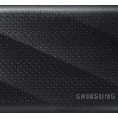 Disco duro SSD externo 1 TB - Samsung, T9, MU-PG1T0B/EU, USB-C,2000 MB/s, Negro