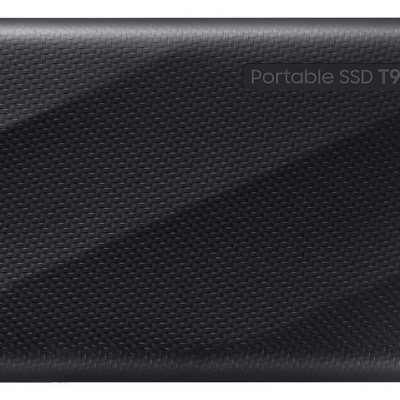 Disco duro SSD externo 1 TB - Samsung, T9, MU-PG1T0B/EU, USB-C,2000 MB/s, Negro