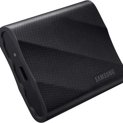 Disco duro SSD externo 1 TB - Samsung, T9, MU-PG1T0B/EU, USB-C,2000 MB/s, Negro