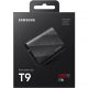 Disco duro SSD externo 1 TB - Samsung, T9, MU-PG1T0B/EU, USB-C,2000 MB/s, Negro
