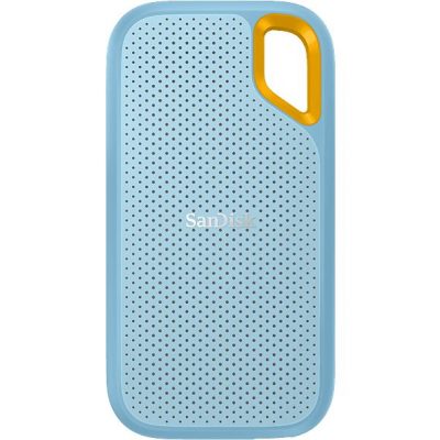 Disco duro SSD externo 1TB - SanDisk Extreme Portable SSD, 2.5", Hasta 1050 MB/s, NVMe, USB 3.2, IP65, Azul