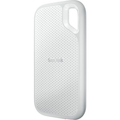 Disco duro SSD externo 1TB - SanDisk Extreme Portable SSD, 2.5", Hasta 1050 MB/s, NVMe, USB 3.2, IP65, Blanco