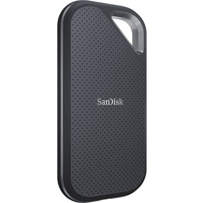Disco duro SSD externo 1TB - SanDisk Extreme Pro Portable SSD, USB-C, USB-A, 2000MB/s, Resistencia al Agua, Gris