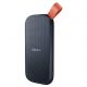 Disco duro SSD externo 1TB - SanDisk Portable SSD, Portátil, USB 3.2 Gen 2, Lectura de hasta 800 MB/s, Gancho de goma, Gris