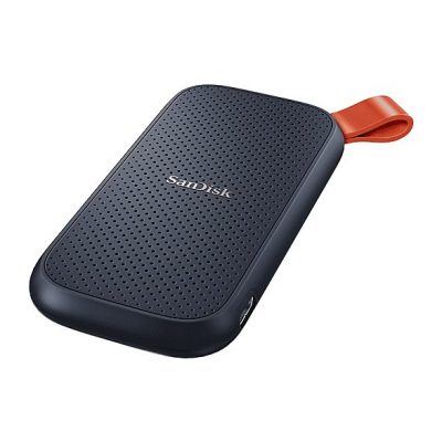 Disco duro SSD externo 1TB - SanDisk Portable SSD, Portátil, USB 3.2 Gen 2, Lectura de hasta 800 MB/s, Gancho de goma, Gris