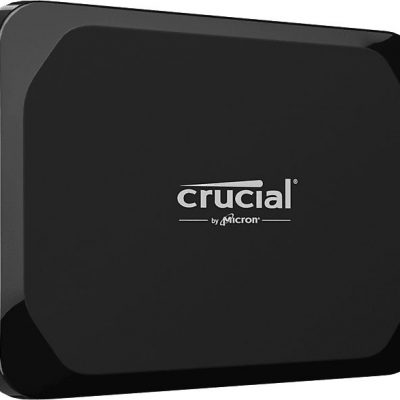 Disco duro SSD externo 2 TB - Crucial X9, USB-C, Portátil, Negro